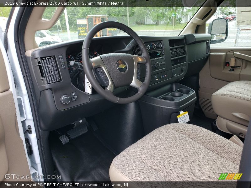 Summit White / Neutral 2019 Chevrolet Express 2500 Cargo WT