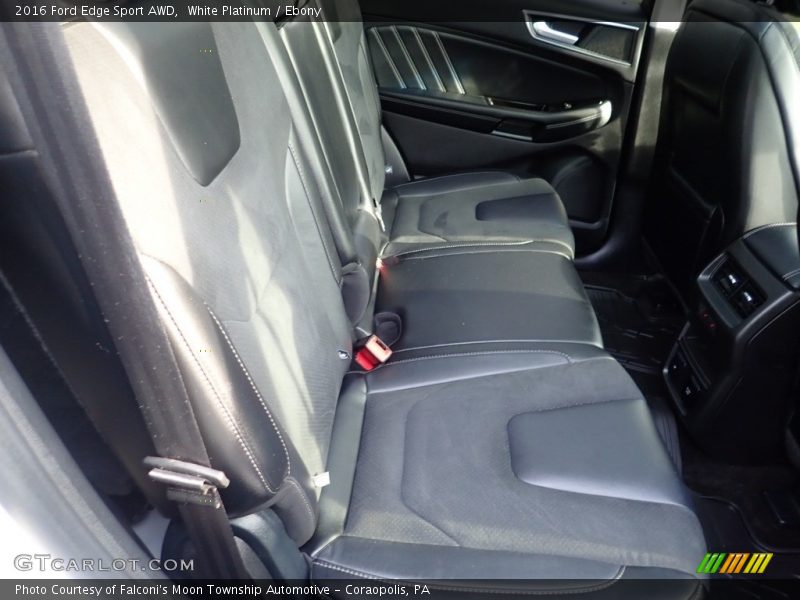 White Platinum / Ebony 2016 Ford Edge Sport AWD