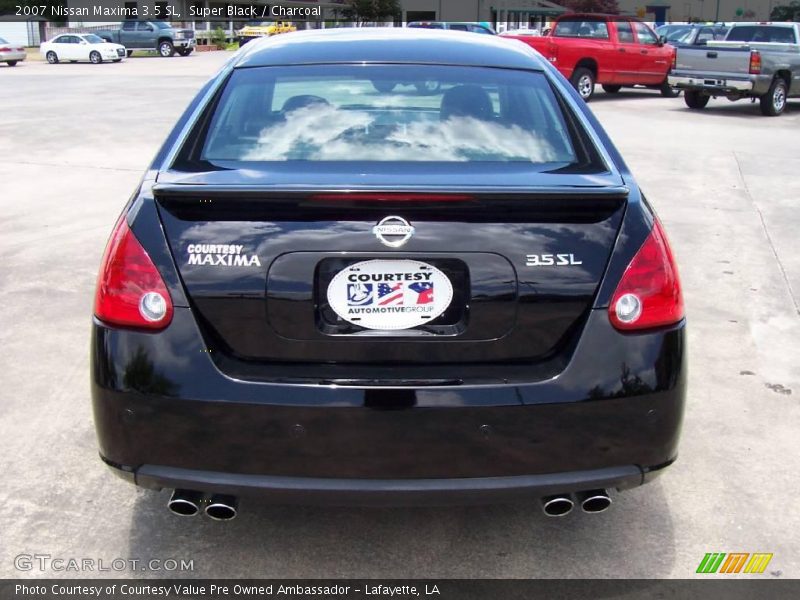 Super Black / Charcoal 2007 Nissan Maxima 3.5 SL
