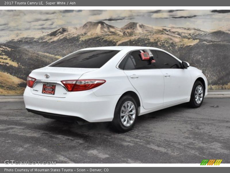 Super White / Ash 2017 Toyota Camry LE