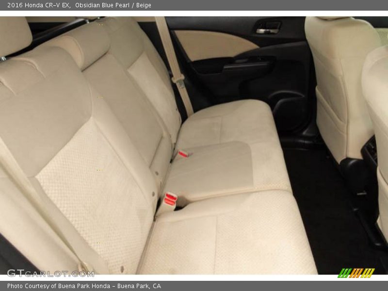 Obsidian Blue Pearl / Beige 2016 Honda CR-V EX