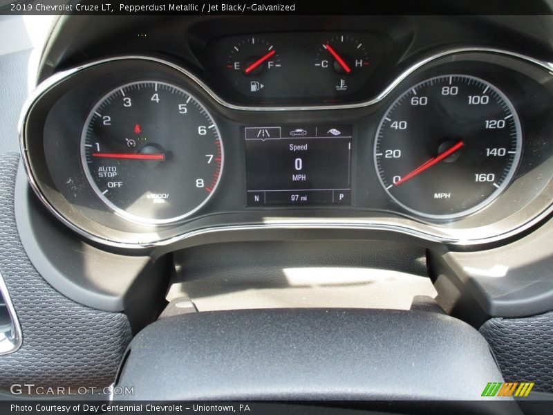 Pepperdust Metallic / Jet Black/­Galvanized 2019 Chevrolet Cruze LT