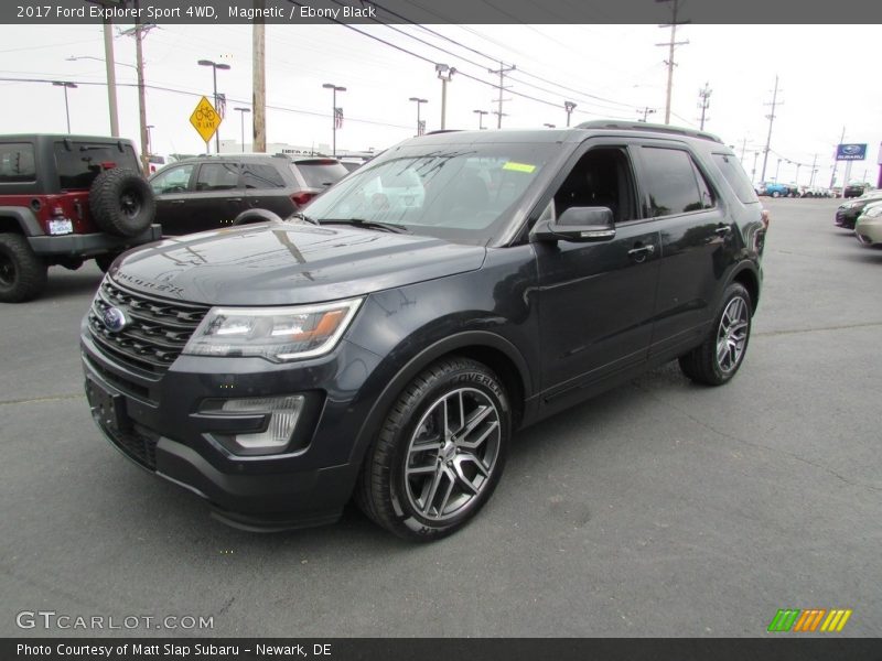 Magnetic / Ebony Black 2017 Ford Explorer Sport 4WD