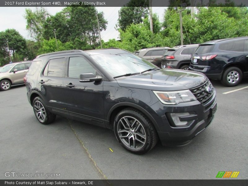 Magnetic / Ebony Black 2017 Ford Explorer Sport 4WD