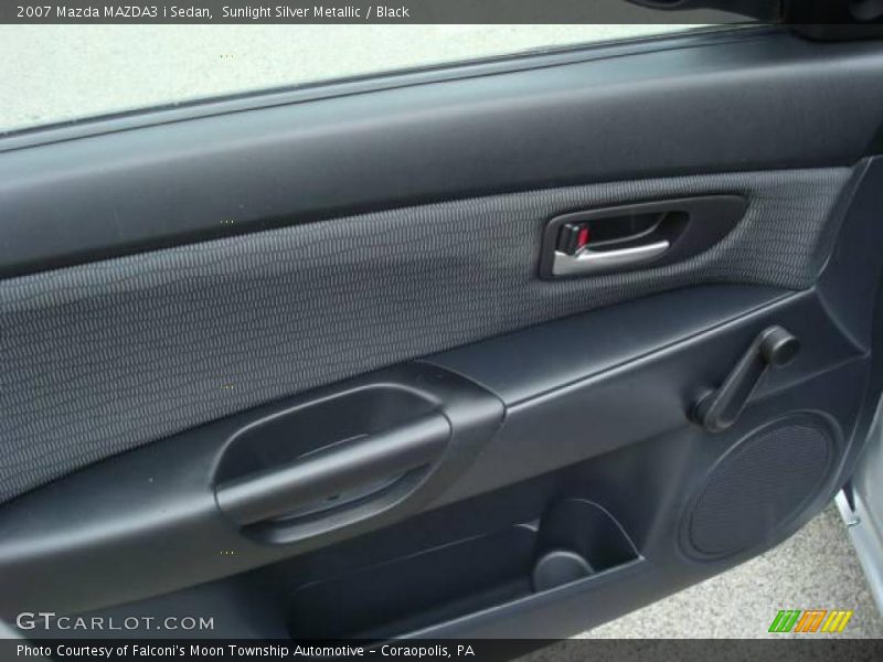 Sunlight Silver Metallic / Black 2007 Mazda MAZDA3 i Sedan