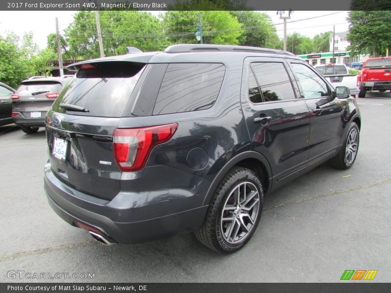 Magnetic / Ebony Black 2017 Ford Explorer Sport 4WD