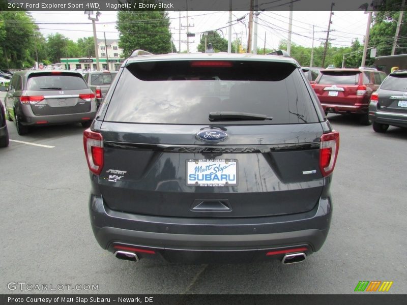 Magnetic / Ebony Black 2017 Ford Explorer Sport 4WD