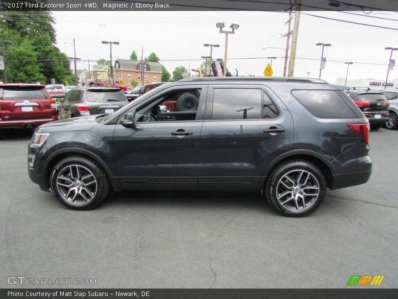 Magnetic / Ebony Black 2017 Ford Explorer Sport 4WD