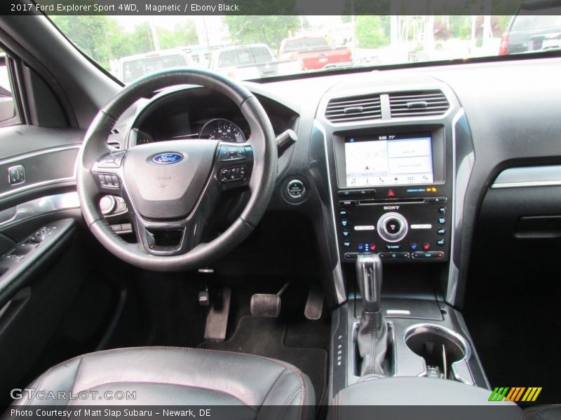 Magnetic / Ebony Black 2017 Ford Explorer Sport 4WD