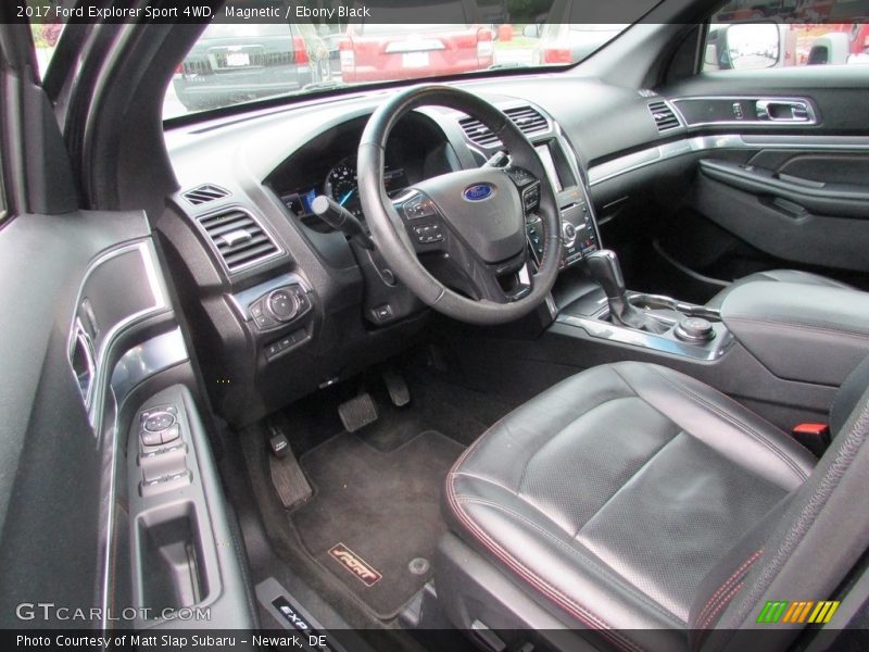 Magnetic / Ebony Black 2017 Ford Explorer Sport 4WD