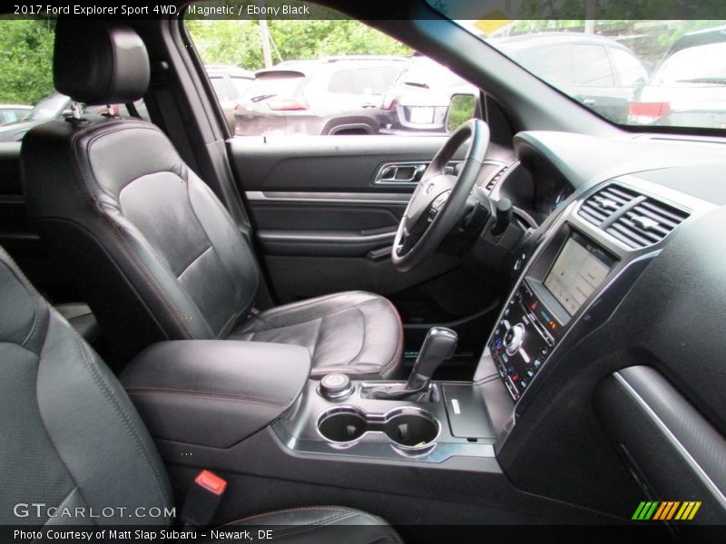 Magnetic / Ebony Black 2017 Ford Explorer Sport 4WD