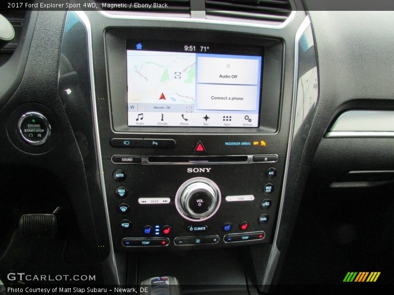 Magnetic / Ebony Black 2017 Ford Explorer Sport 4WD