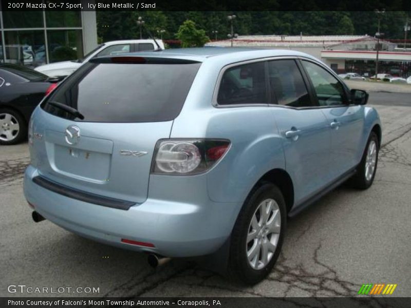 Icy Blue Metallic / Sand 2007 Mazda CX-7 Sport