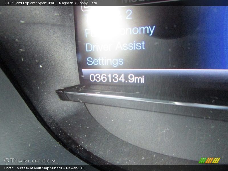 Magnetic / Ebony Black 2017 Ford Explorer Sport 4WD