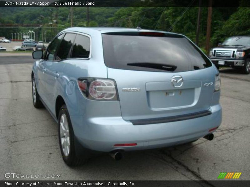 Icy Blue Metallic / Sand 2007 Mazda CX-7 Sport
