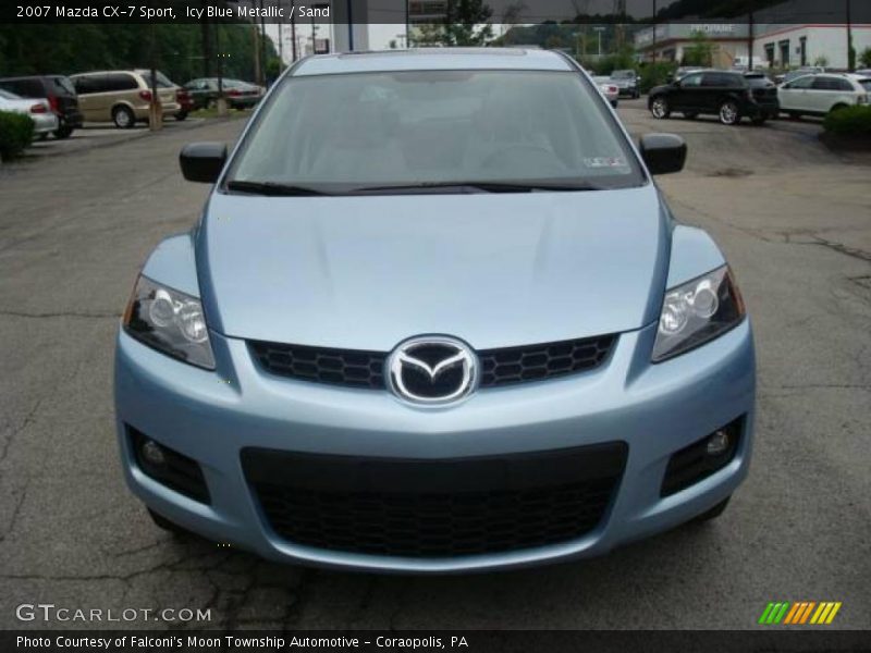 Icy Blue Metallic / Sand 2007 Mazda CX-7 Sport