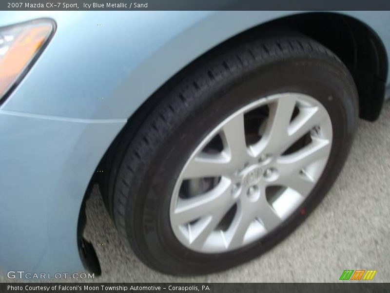 Icy Blue Metallic / Sand 2007 Mazda CX-7 Sport