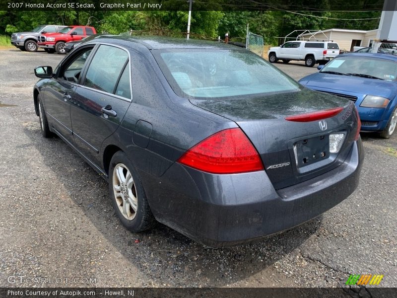 Graphite Pearl / Ivory 2007 Honda Accord SE Sedan