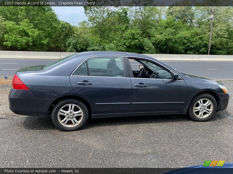 Graphite Pearl / Ivory 2007 Honda Accord SE Sedan