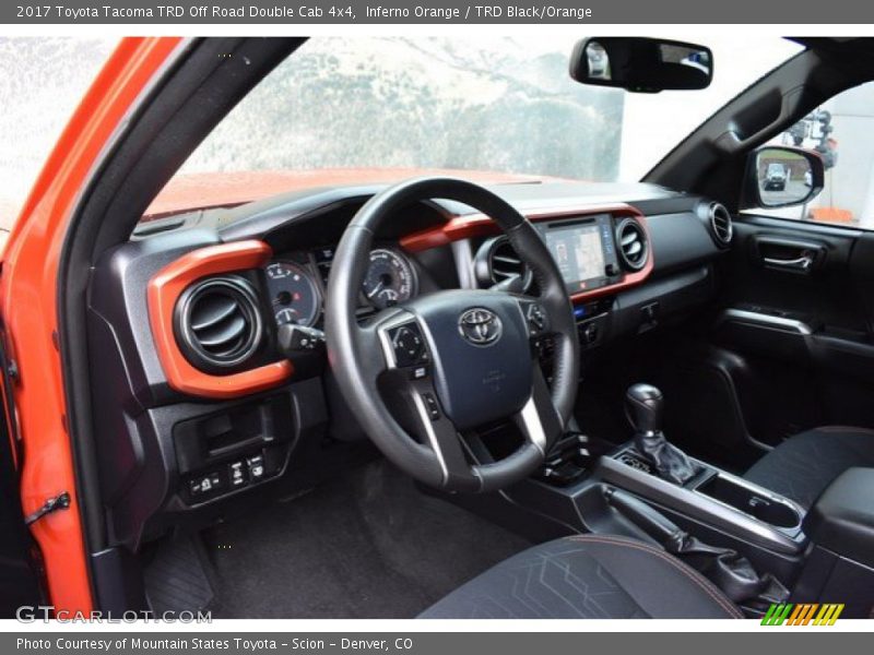 Inferno Orange / TRD Black/Orange 2017 Toyota Tacoma TRD Off Road Double Cab 4x4