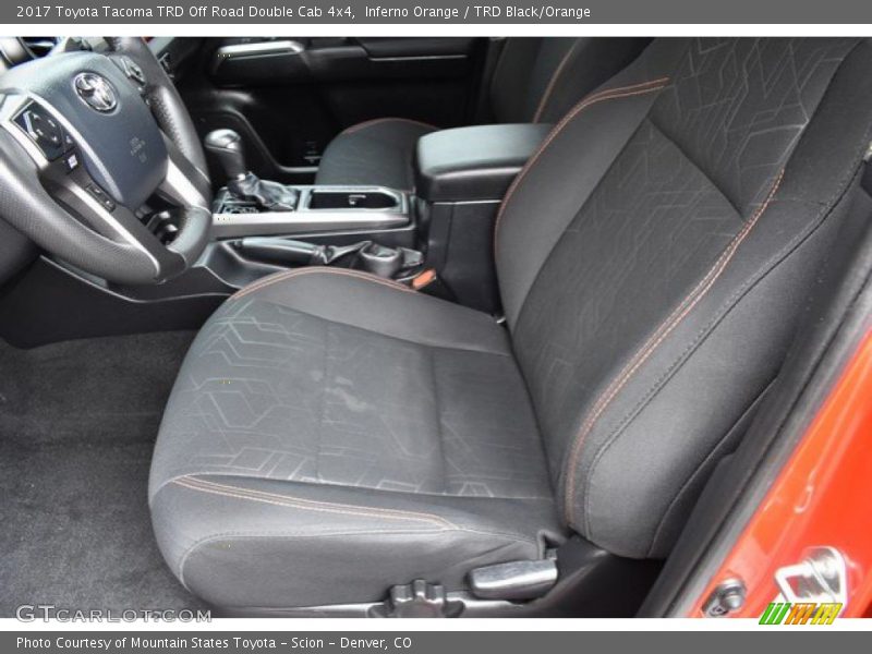 Inferno Orange / TRD Black/Orange 2017 Toyota Tacoma TRD Off Road Double Cab 4x4