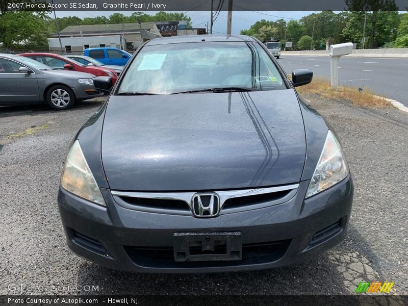 Graphite Pearl / Ivory 2007 Honda Accord SE Sedan