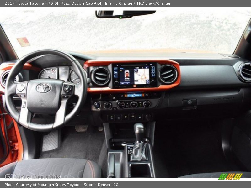 Inferno Orange / TRD Black/Orange 2017 Toyota Tacoma TRD Off Road Double Cab 4x4