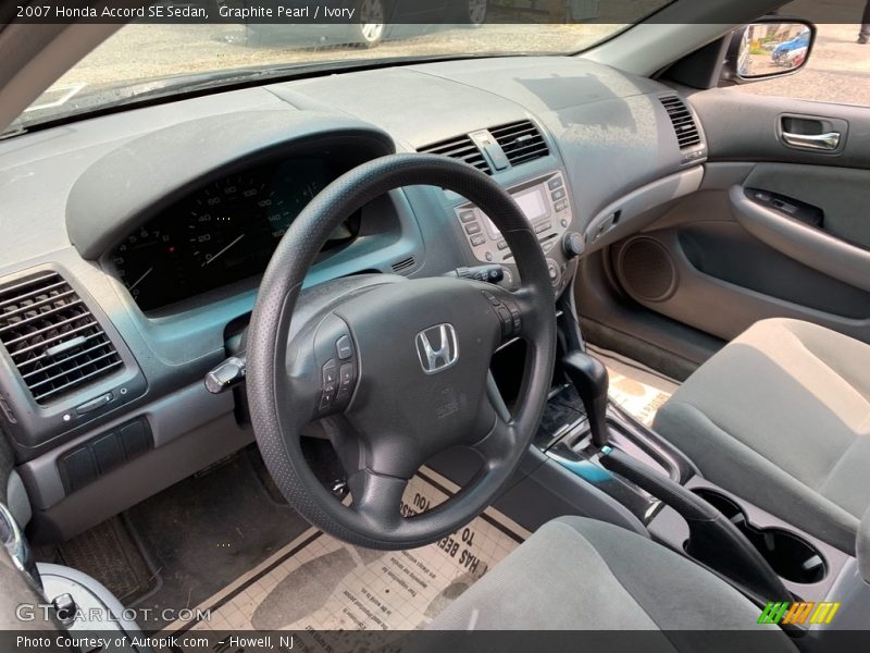 Graphite Pearl / Ivory 2007 Honda Accord SE Sedan