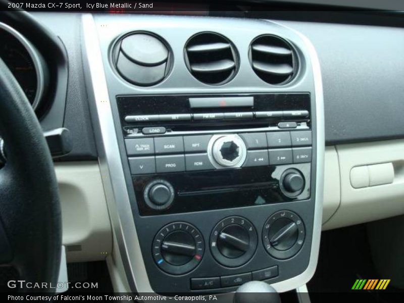 Icy Blue Metallic / Sand 2007 Mazda CX-7 Sport