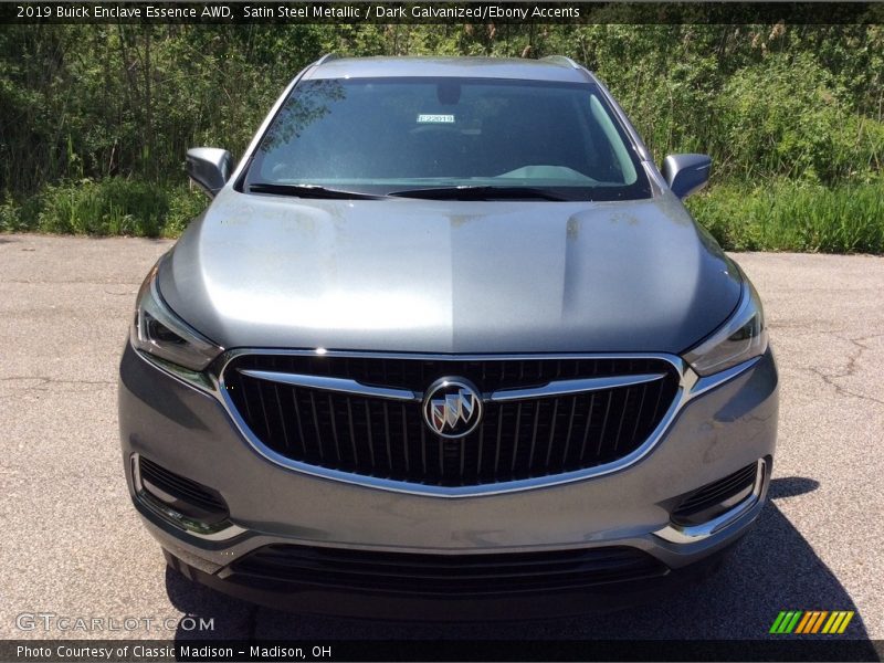 Satin Steel Metallic / Dark Galvanized/Ebony Accents 2019 Buick Enclave Essence AWD