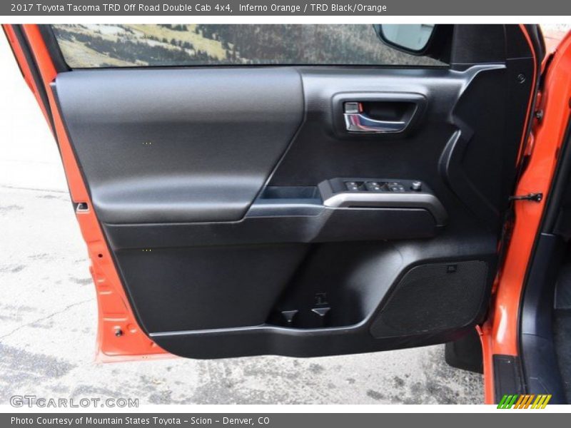 Inferno Orange / TRD Black/Orange 2017 Toyota Tacoma TRD Off Road Double Cab 4x4