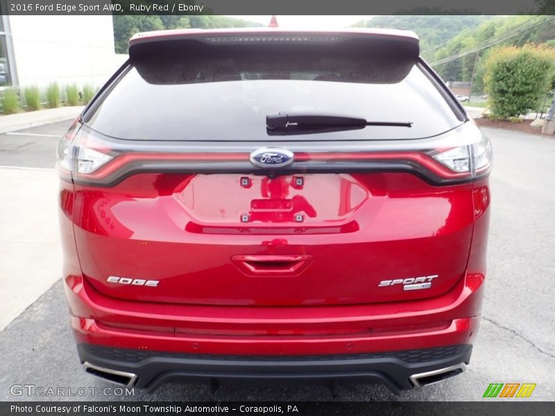 Ruby Red / Ebony 2016 Ford Edge Sport AWD