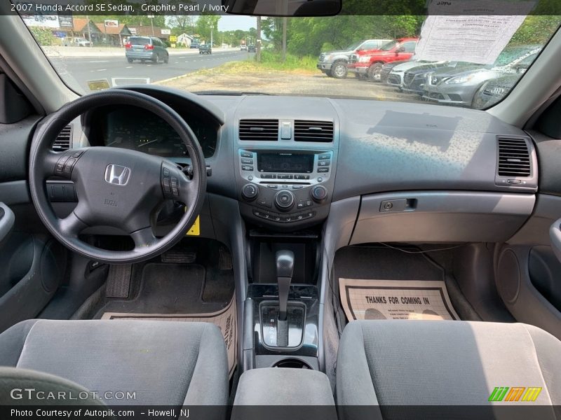 Graphite Pearl / Ivory 2007 Honda Accord SE Sedan