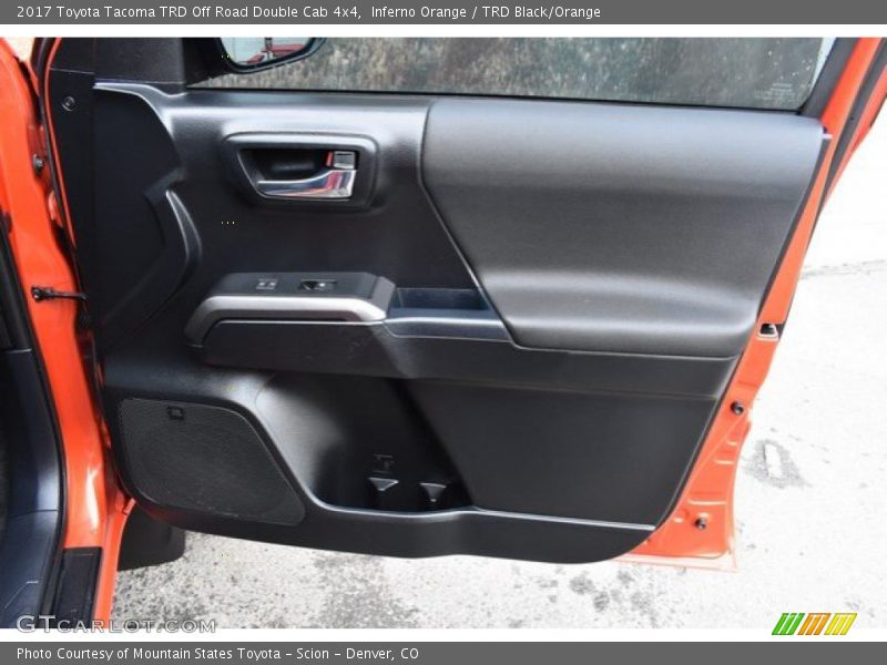 Inferno Orange / TRD Black/Orange 2017 Toyota Tacoma TRD Off Road Double Cab 4x4