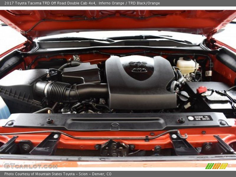Inferno Orange / TRD Black/Orange 2017 Toyota Tacoma TRD Off Road Double Cab 4x4