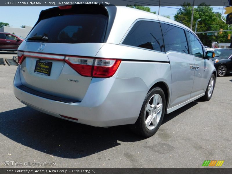 Alabaster Silver Metallic / Gray 2012 Honda Odyssey Touring
