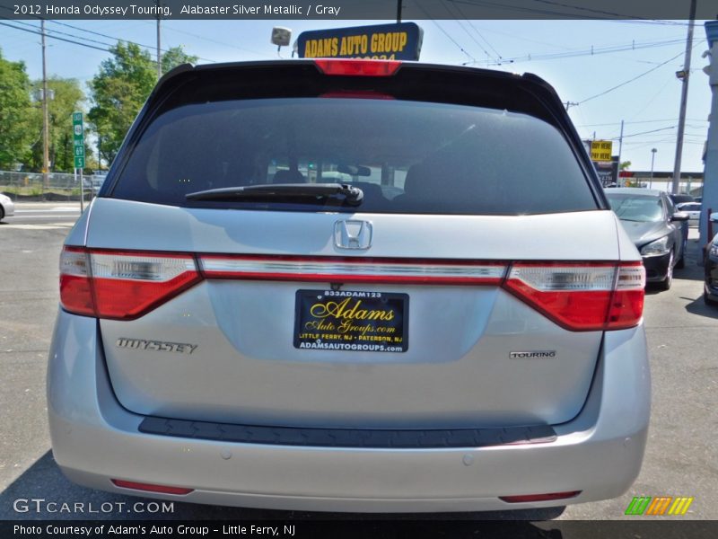 Alabaster Silver Metallic / Gray 2012 Honda Odyssey Touring
