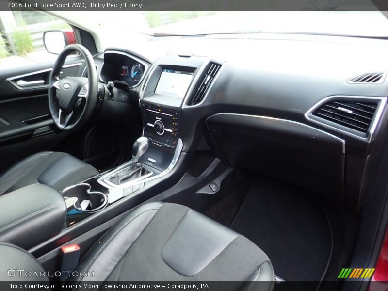 Ruby Red / Ebony 2016 Ford Edge Sport AWD