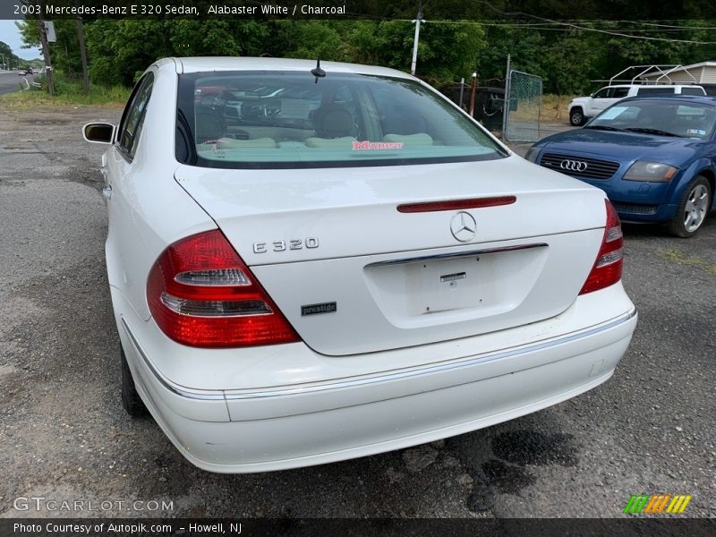 Alabaster White / Charcoal 2003 Mercedes-Benz E 320 Sedan