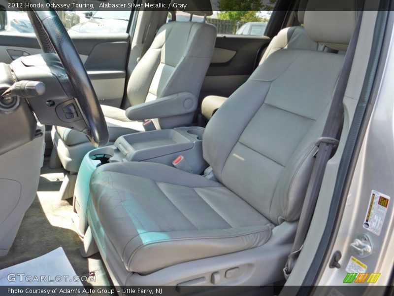 Alabaster Silver Metallic / Gray 2012 Honda Odyssey Touring