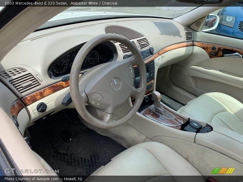 Alabaster White / Charcoal 2003 Mercedes-Benz E 320 Sedan