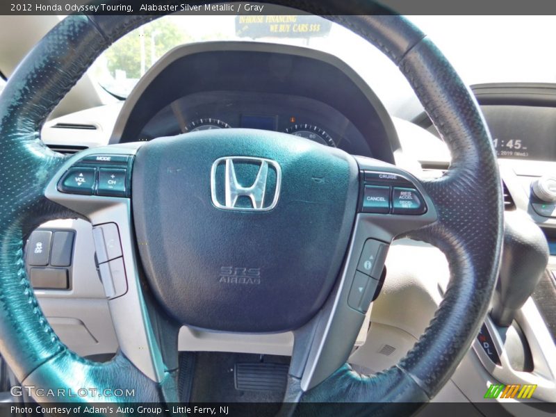 Alabaster Silver Metallic / Gray 2012 Honda Odyssey Touring