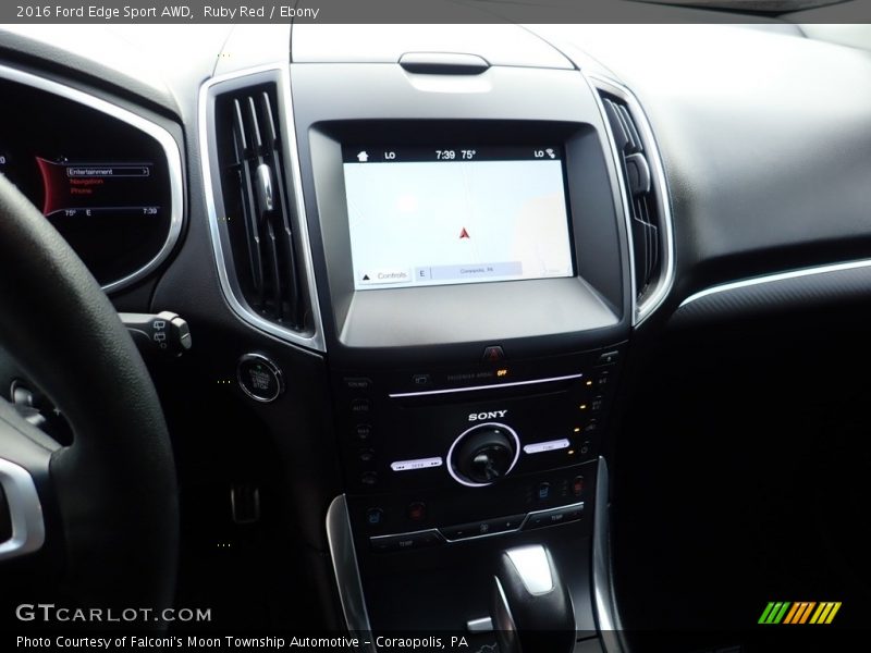 Ruby Red / Ebony 2016 Ford Edge Sport AWD