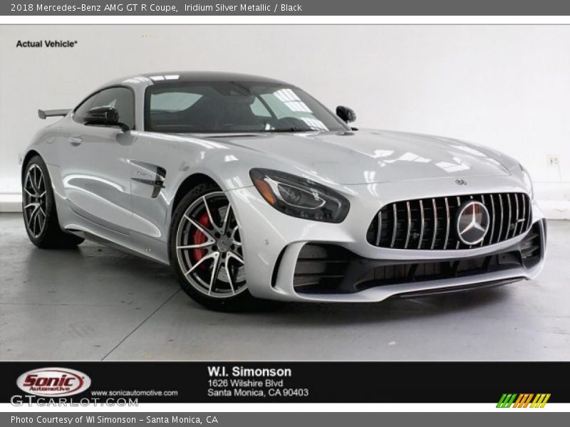 Iridium Silver Metallic / Black 2018 Mercedes-Benz AMG GT R Coupe