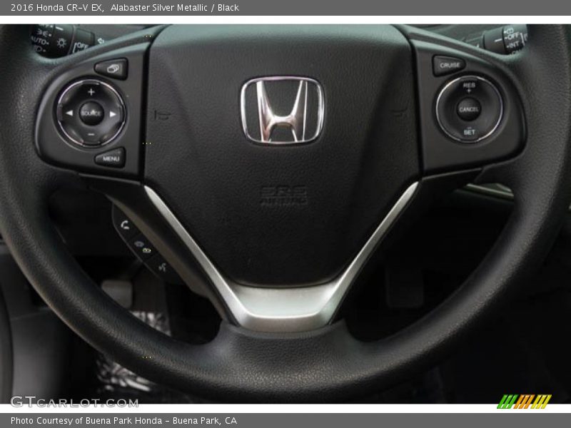 Alabaster Silver Metallic / Black 2016 Honda CR-V EX