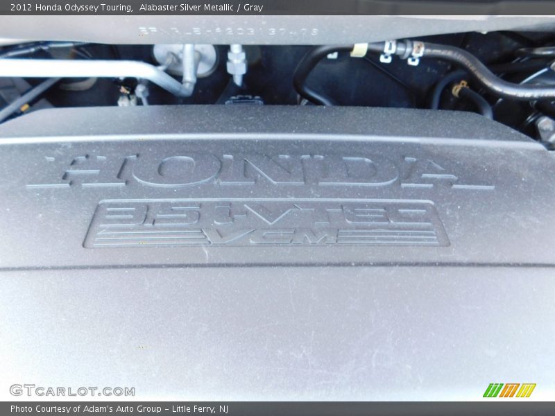 Alabaster Silver Metallic / Gray 2012 Honda Odyssey Touring