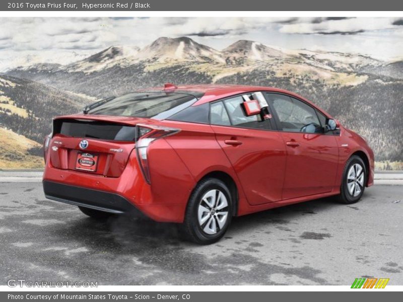 Hypersonic Red / Black 2016 Toyota Prius Four