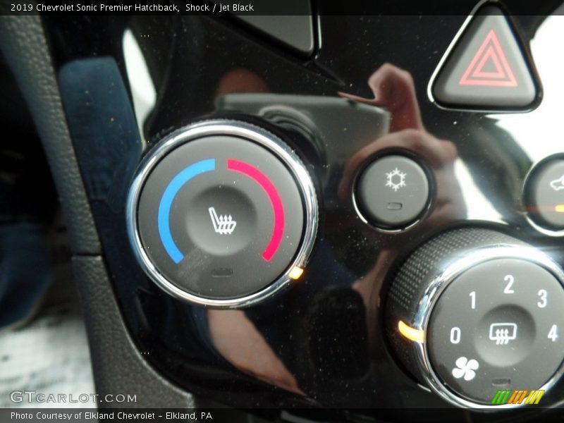 Controls of 2019 Sonic Premier Hatchback