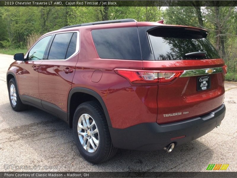 Cajun Red Tintcoat / Jet Black 2019 Chevrolet Traverse LT AWD