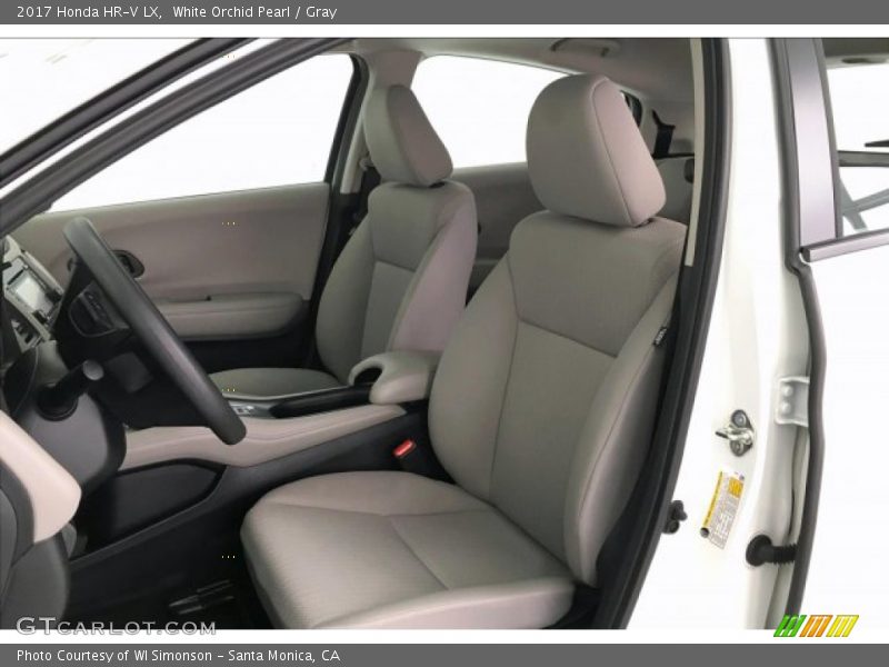White Orchid Pearl / Gray 2017 Honda HR-V LX